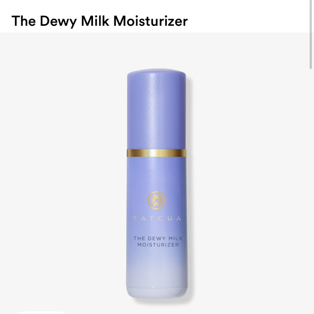Tatcha Dewy Milk Moisturizer in Cream and Purple